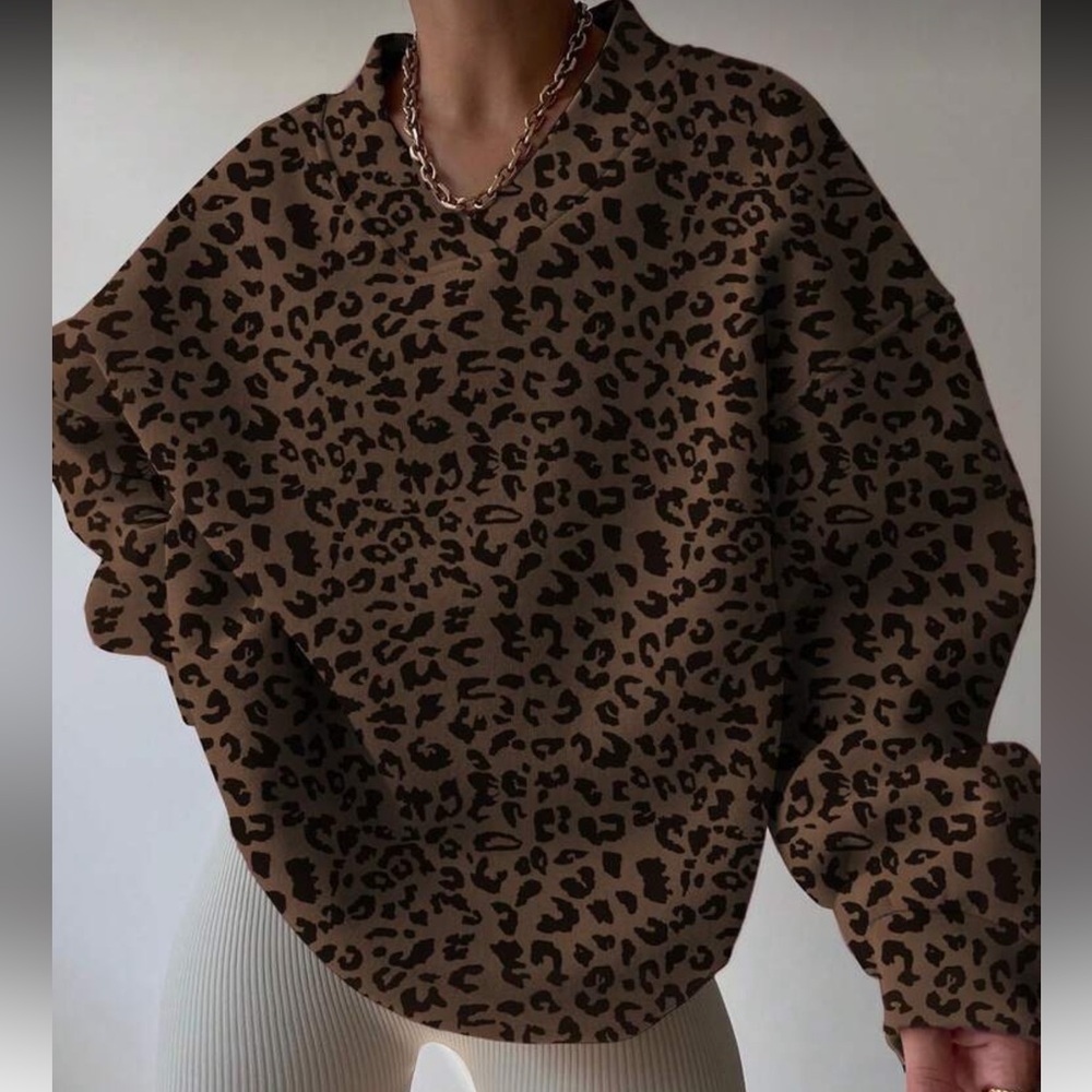 Leopard Print Sweatshirt